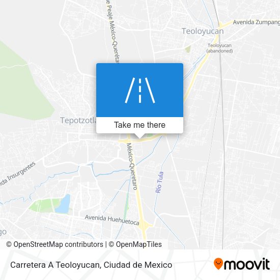 Mapa de Carretera A Teoloyucan