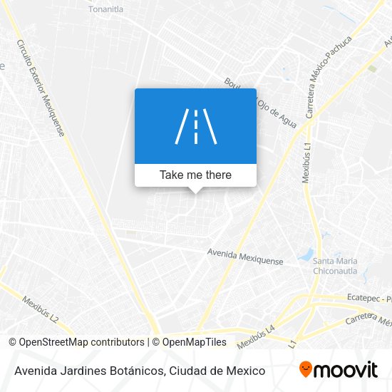 Avenida Jardines Botánicos map