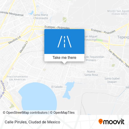 Calle Pirules map