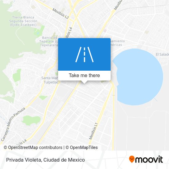 Privada Violeta map