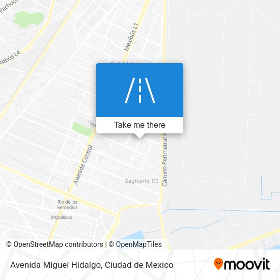 Avenida Miguel Hidalgo map