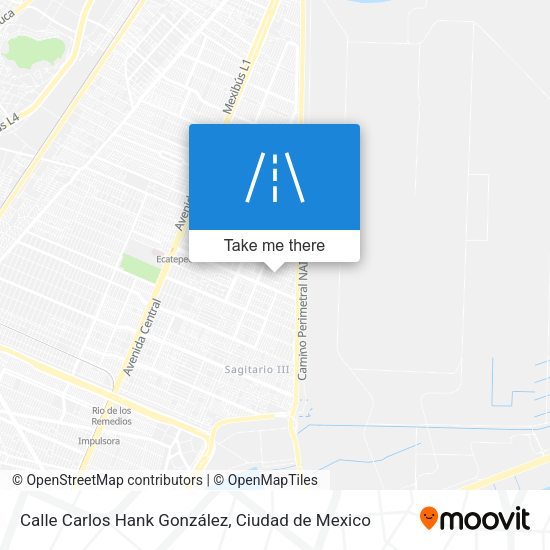 Calle Carlos Hank González map