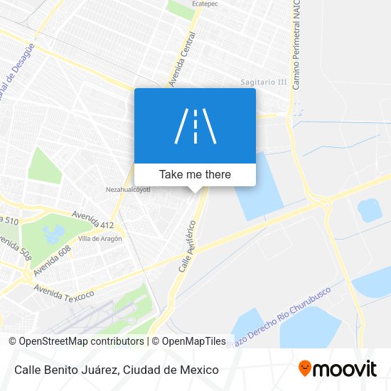 Mapa de Calle Benito Juárez
