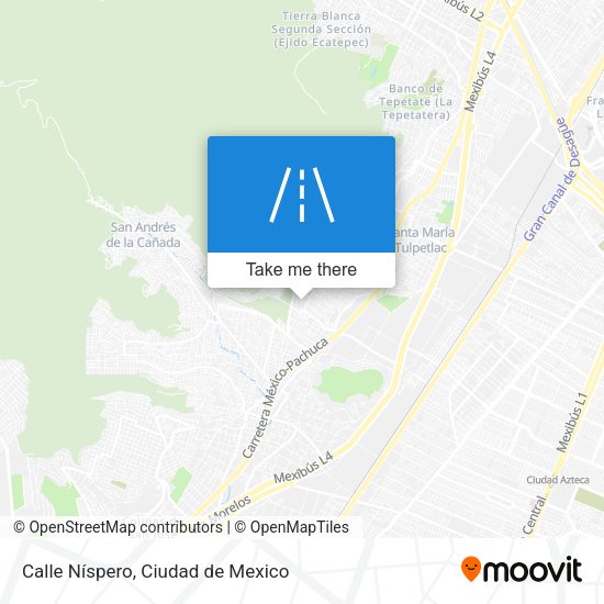 Calle Níspero map