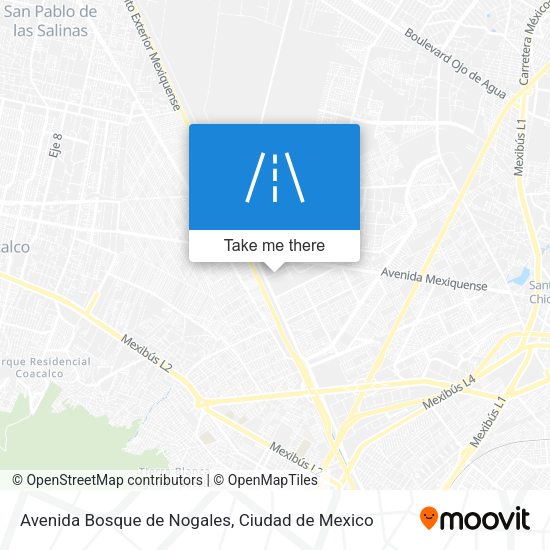 Avenida Bosque de Nogales map