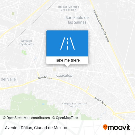Avenida Dálias map