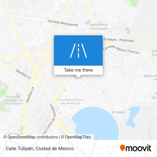 Mapa de Calle Tulipán