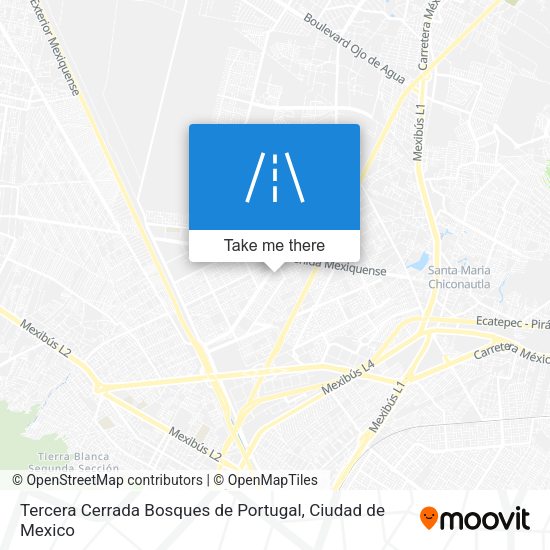 Mapa de Tercera Cerrada Bosques de Portugal