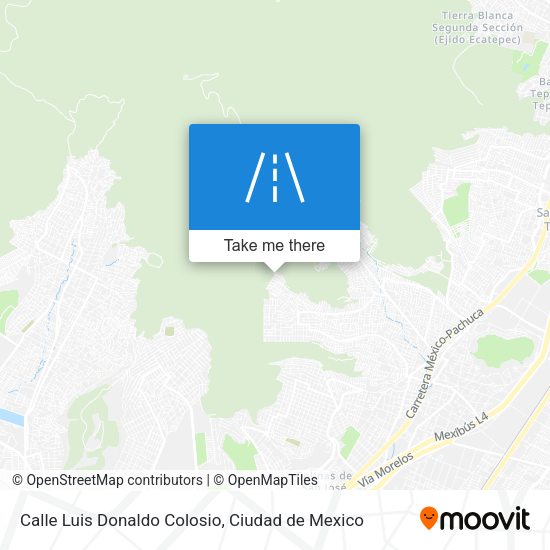 Mapa de Calle Luis Donaldo Colosio