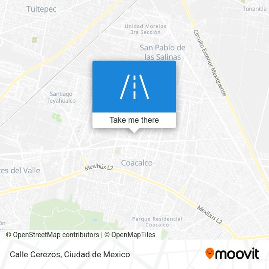 Calle Cerezos map