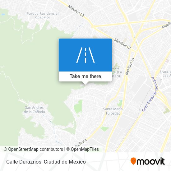 Calle Duraznos map