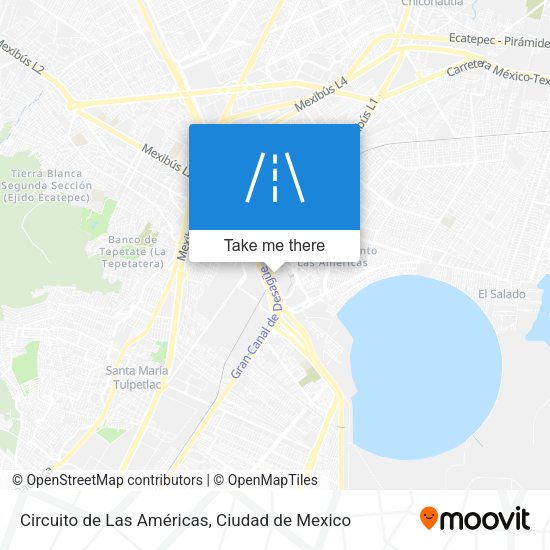 Circuito de Las Américas map