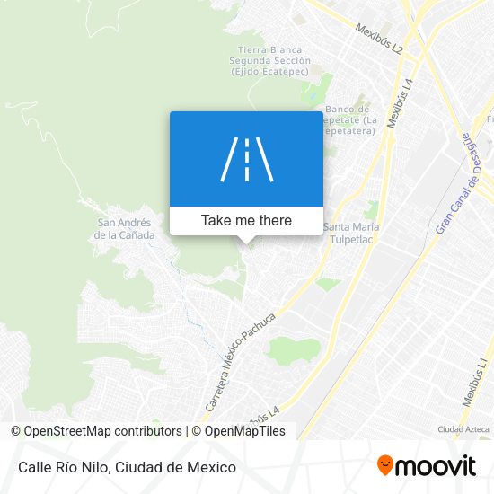 Calle Río Nilo map