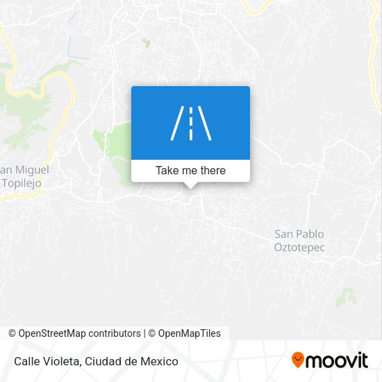 Calle Violeta map