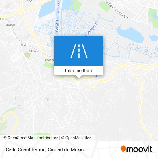 Calle Cuauhtémoc map