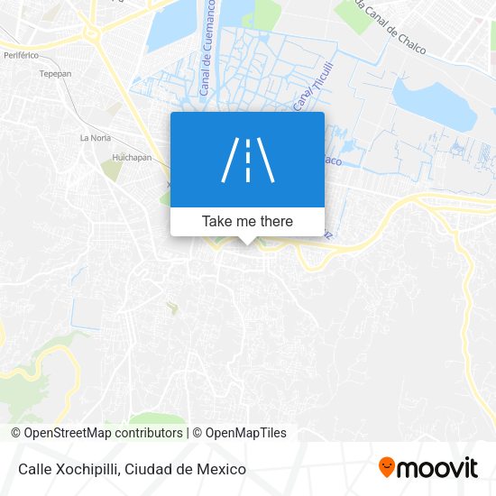 Calle Xochipilli map