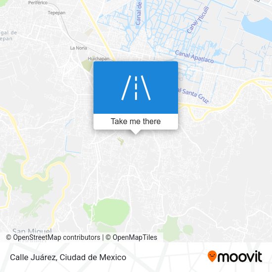 Calle Juárez map