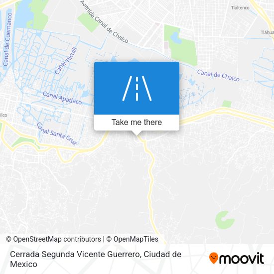 Mapa de Cerrada Segunda Vicente Guerrero