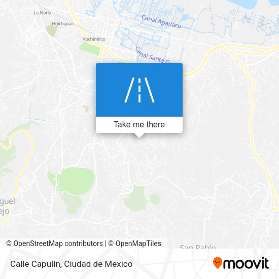 Calle Capulín map
