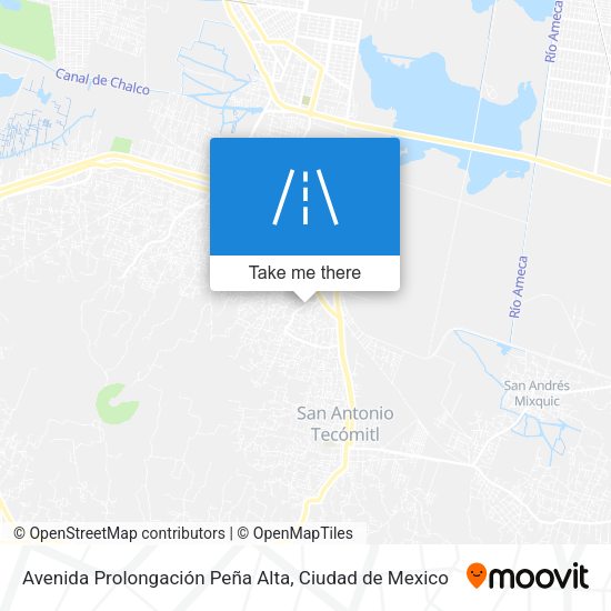 Avenida Prolongación Peña Alta map