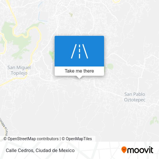 Calle Cedros map