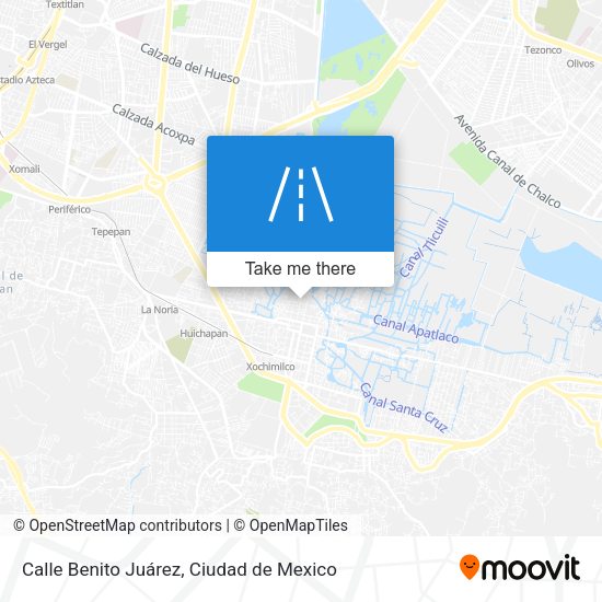 Mapa de Calle Benito Juárez