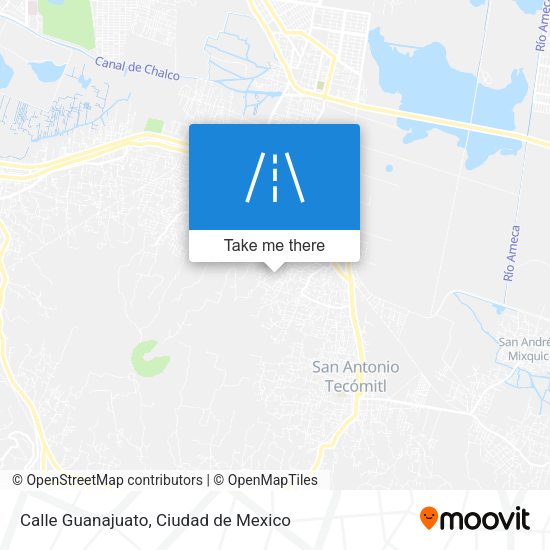 Mapa de Calle Guanajuato