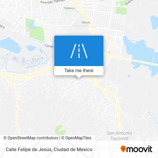 Calle Felipe de Jesús map