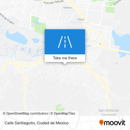 Mapa de Calle Santiaguito