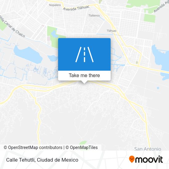 Calle Tehutli map