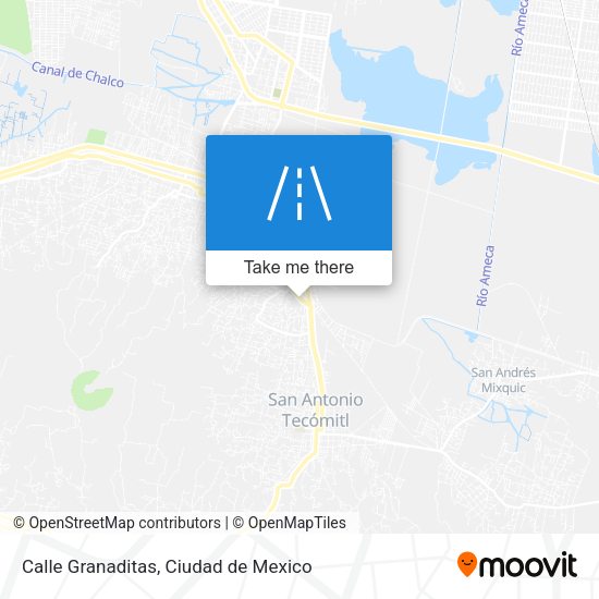 Calle Granaditas map