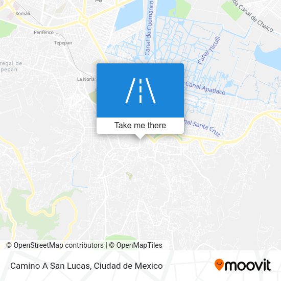 Camino A San Lucas map