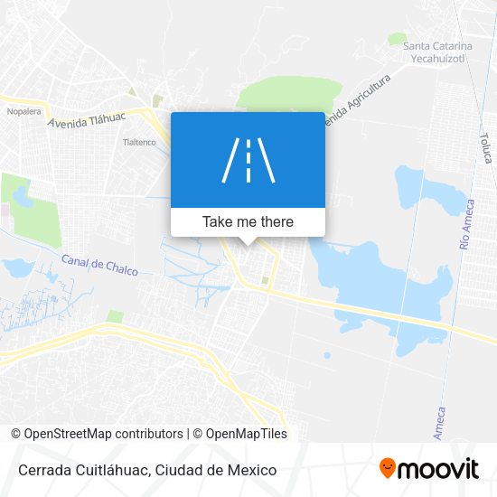 Cerrada Cuitláhuac map