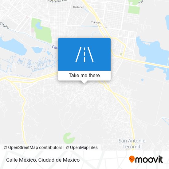 Mapa de Calle México