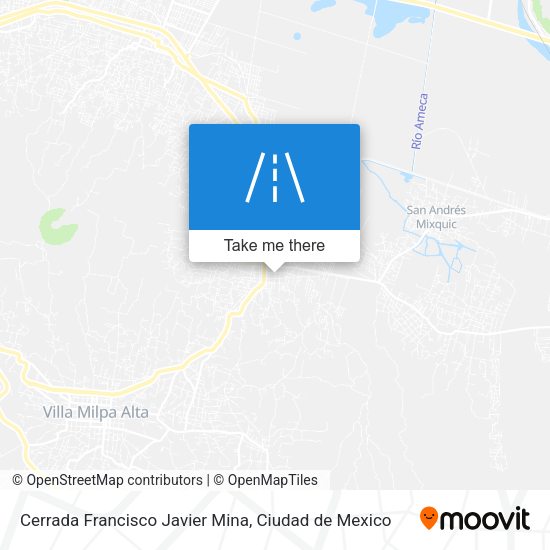 Cerrada Francisco Javier Mina map