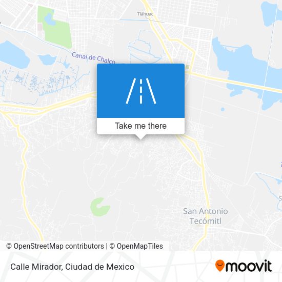 Calle Mirador map