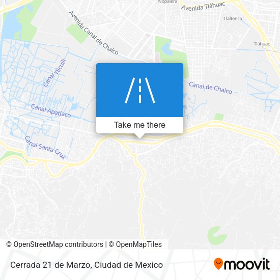 Cerrada 21 de Marzo map