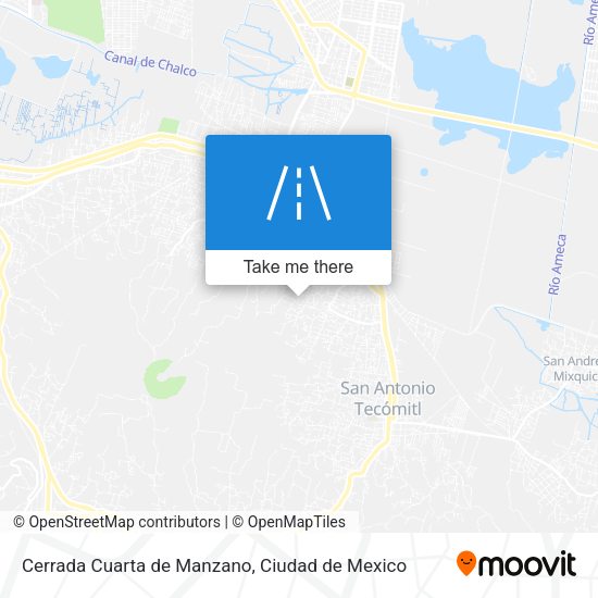 Mapa de Cerrada Cuarta de Manzano