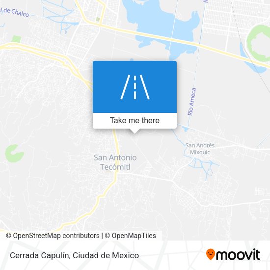 Mapa de Cerrada Capulín