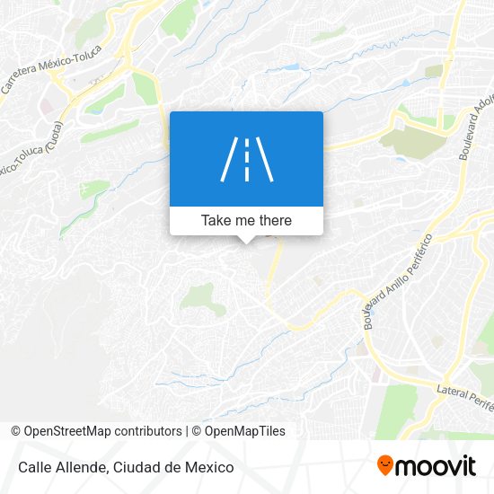 Calle Allende map