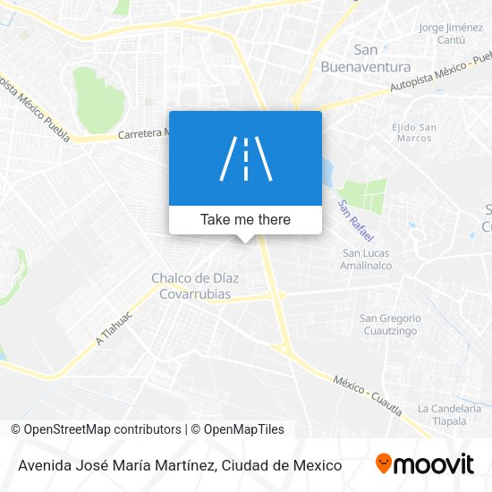 Mapa de Avenida José María Martínez