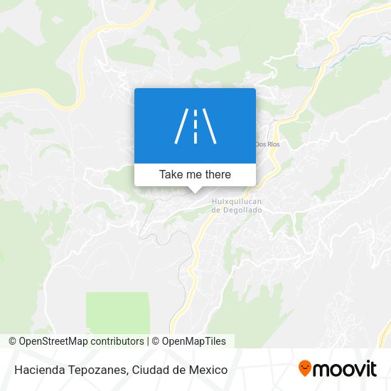 Hacienda Tepozanes map