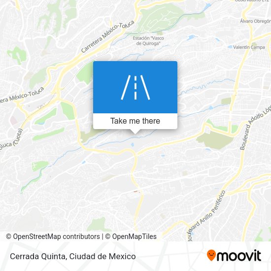 Cerrada Quinta map