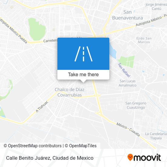 Calle Benito Juárez map