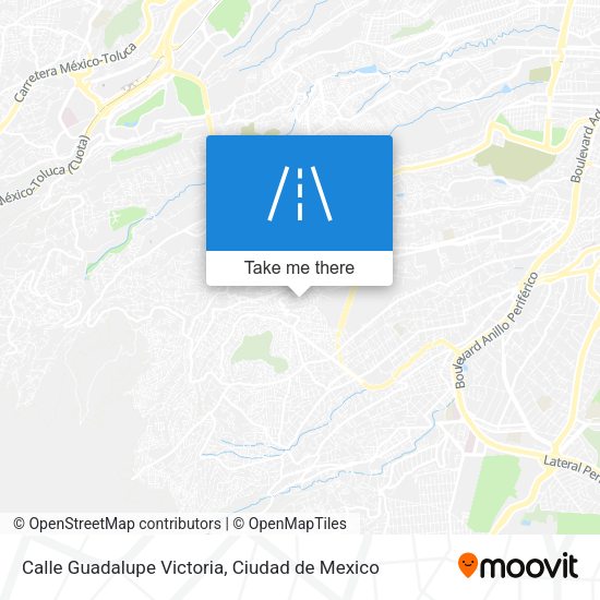 Mapa de Calle Guadalupe Victoria