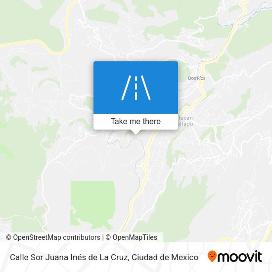 Calle Sor Juana Inés de La Cruz map