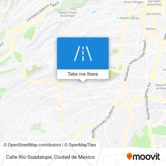 Mapa de Calle Río Guadalupe