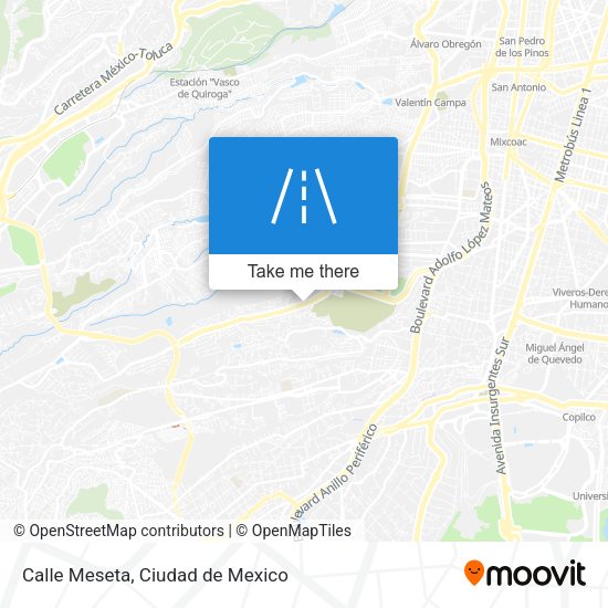 Calle Meseta map