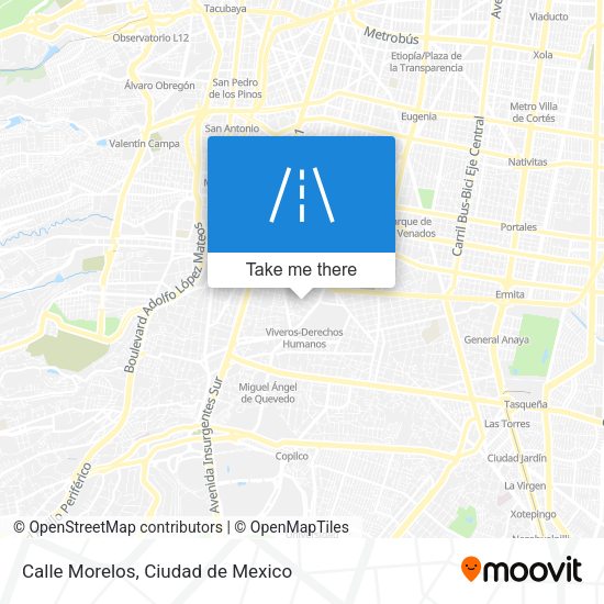 Calle Morelos map