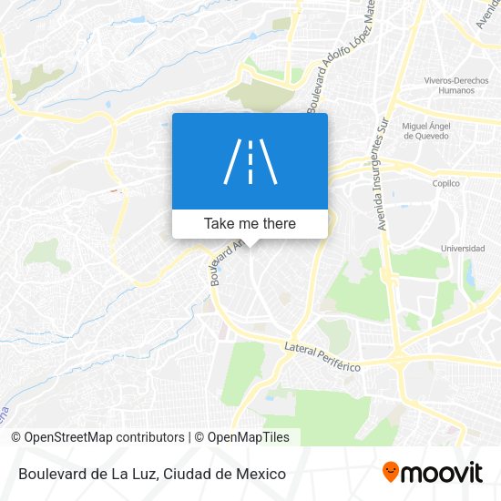 Boulevard de La Luz map